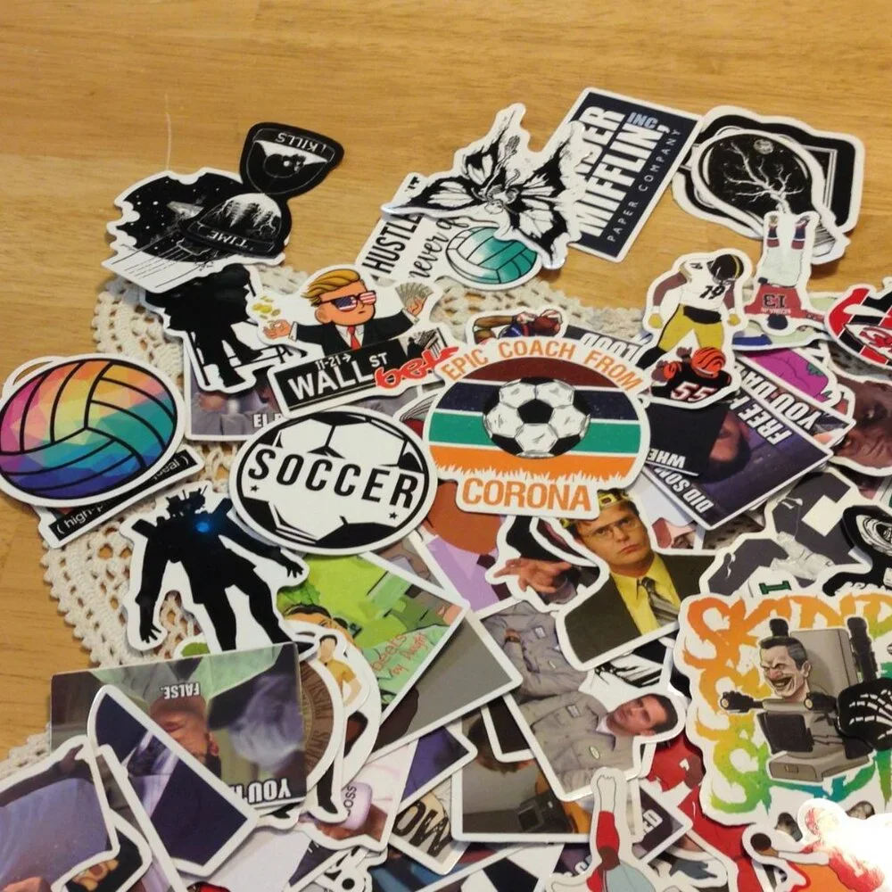 Craft stickers, 200+,  for resell or for crafting